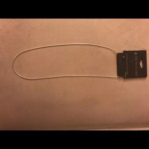 Sterling silver necklace 18”